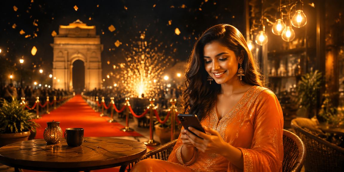 Mobile casino player using 22812 platform near India Gate in Delhi